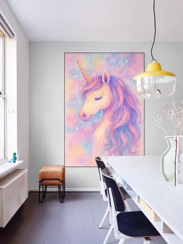 The Enchanted Unicorn Beneath the Stars