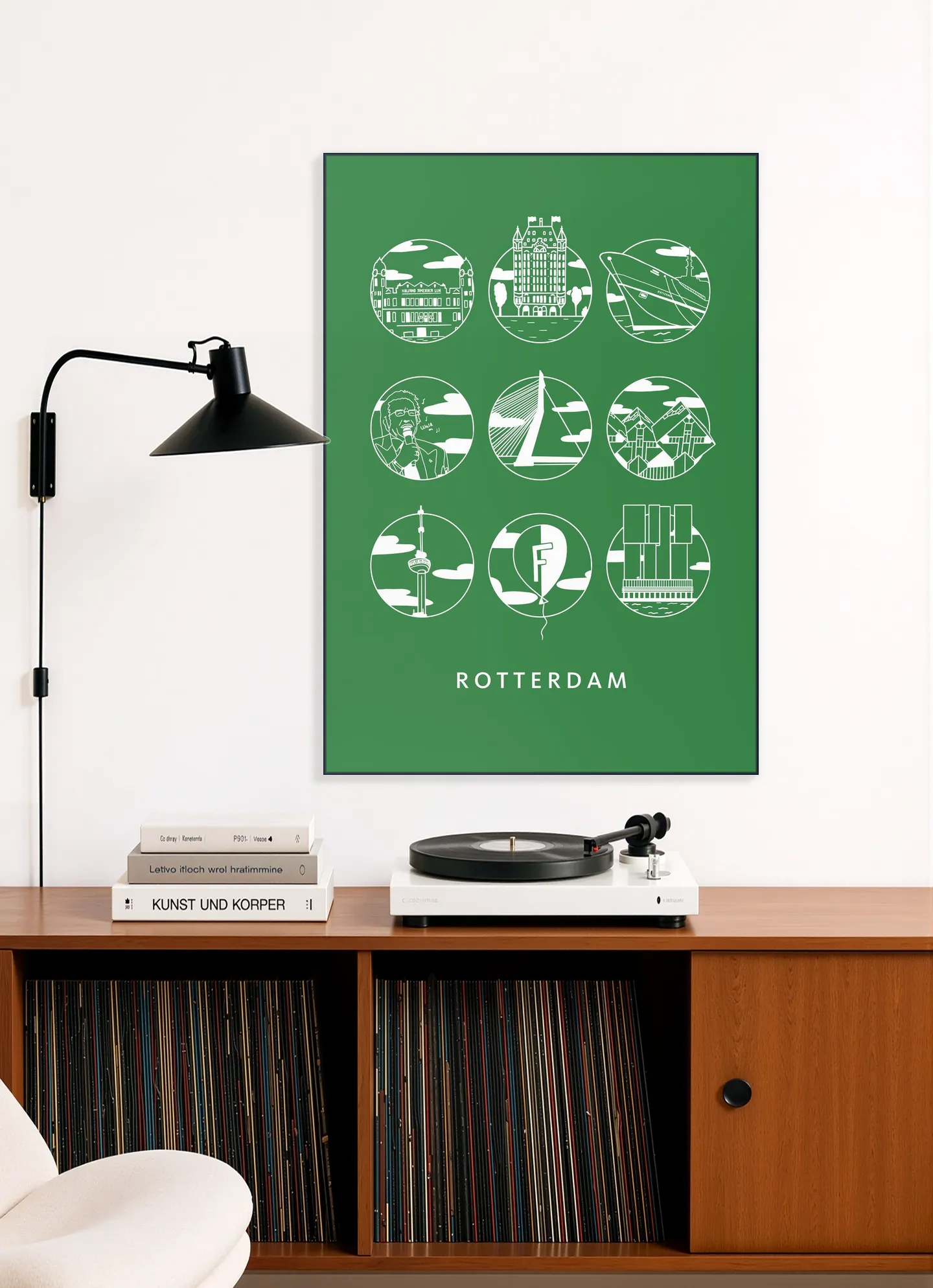 Rotterdam Icons - Mono