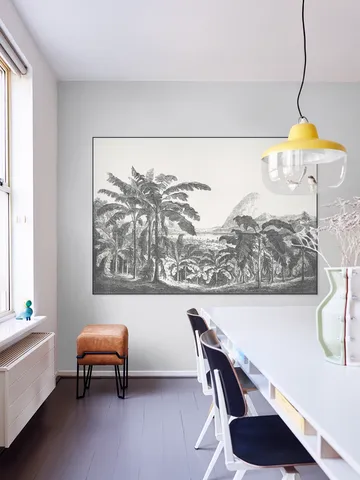 Palms and Mountain