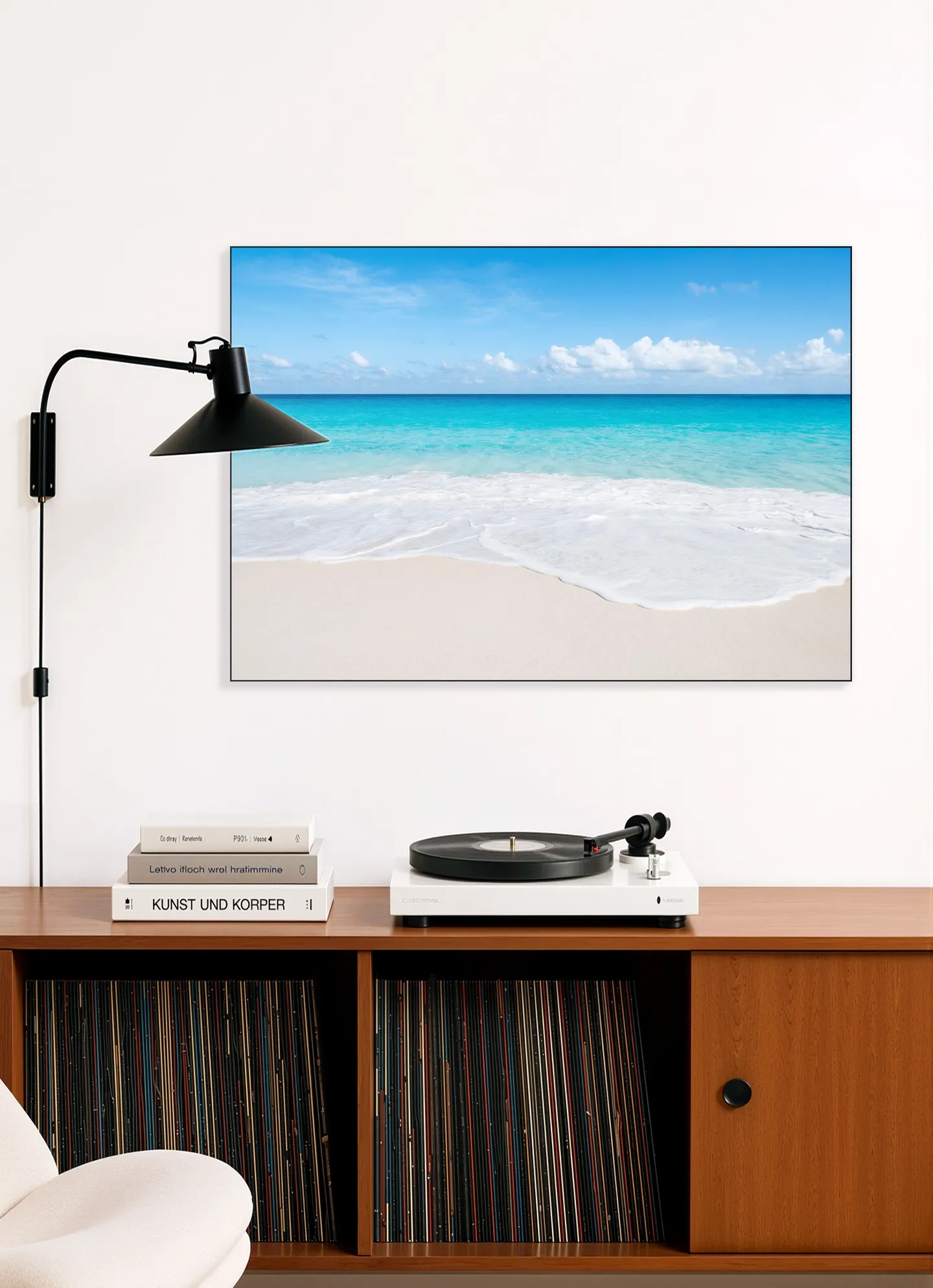 Tropical beach with turquoise sea