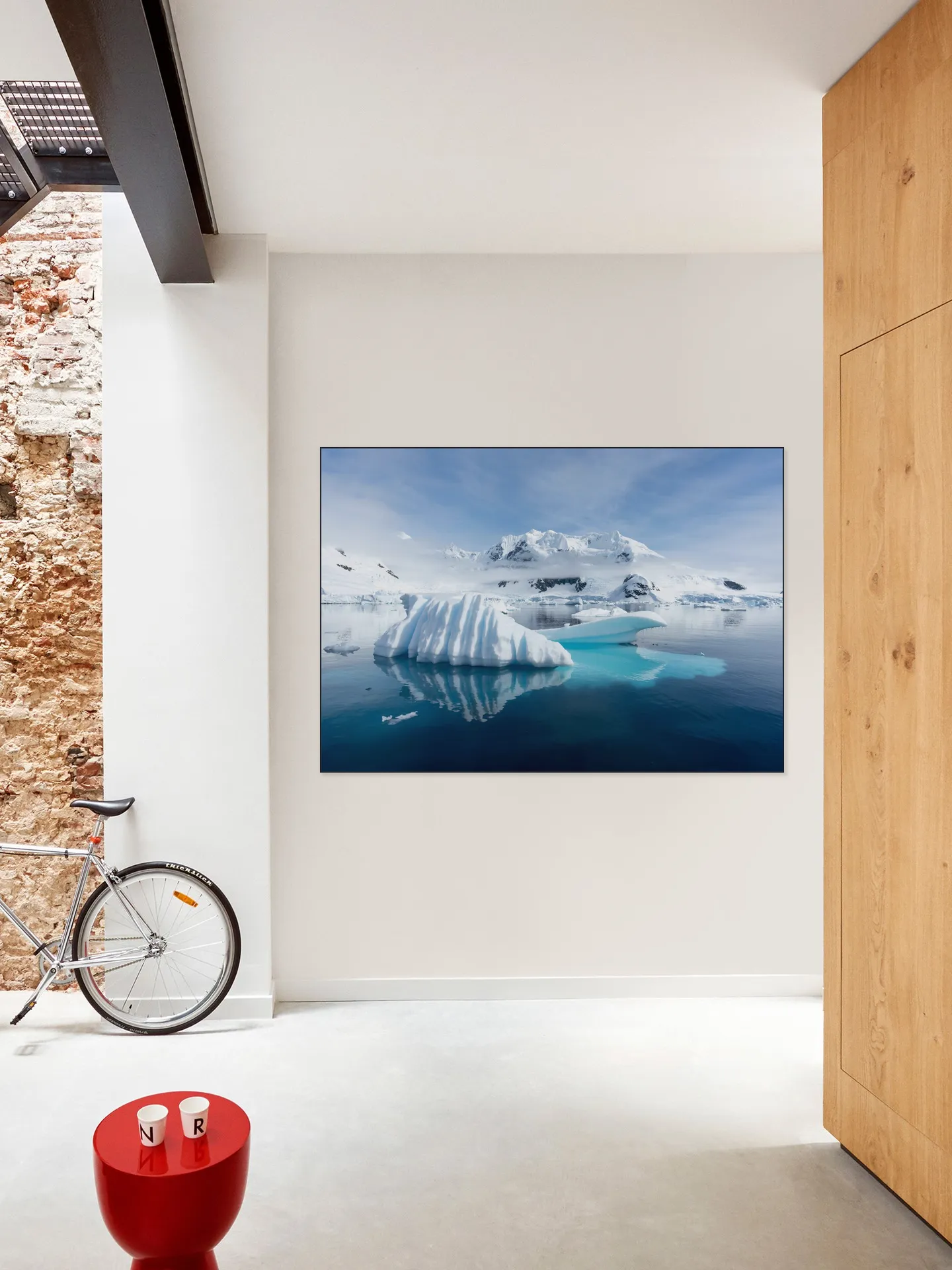 Icy waters around Paradise Bay, Antarctica