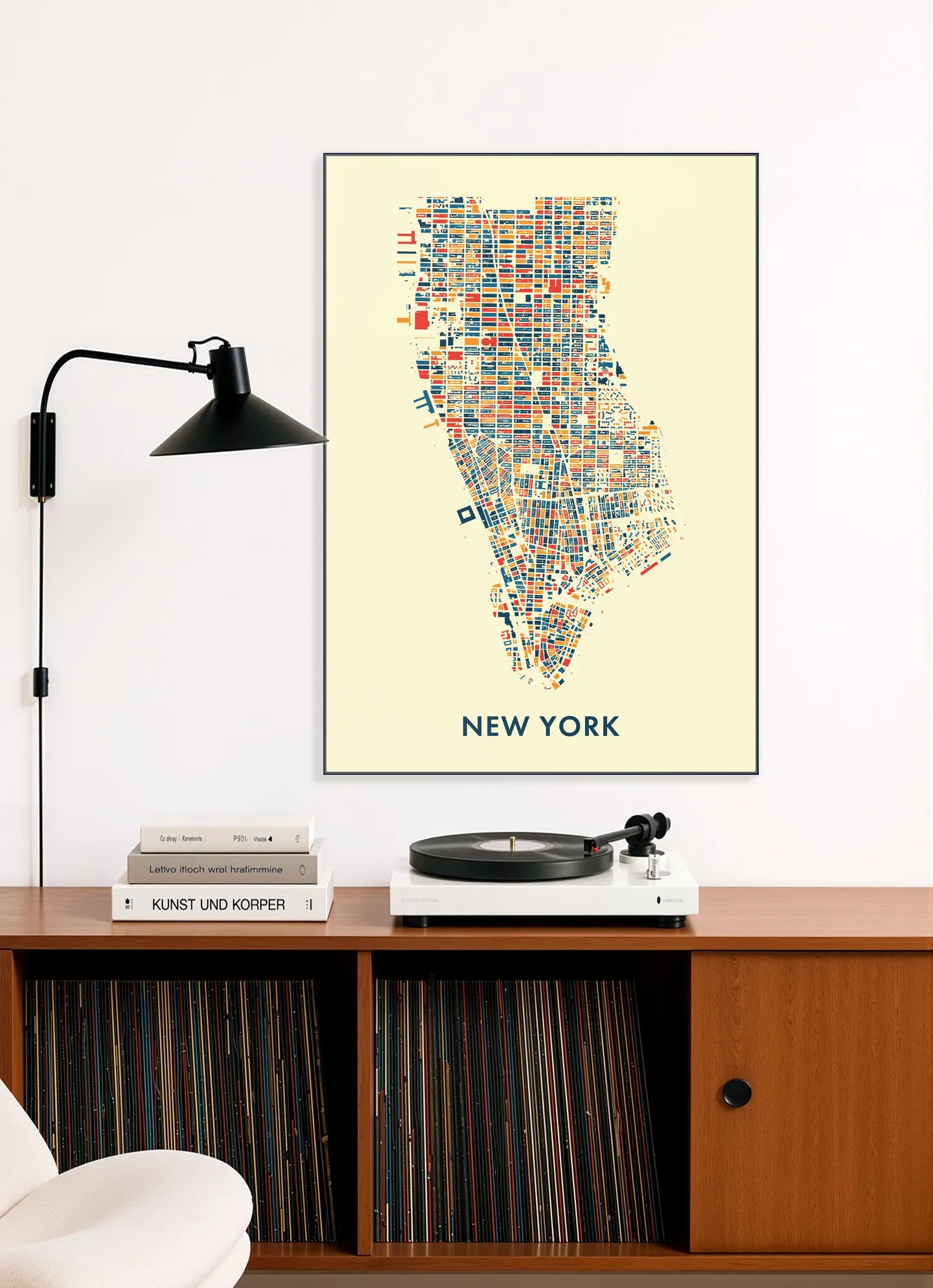 New York Mosaic City Map