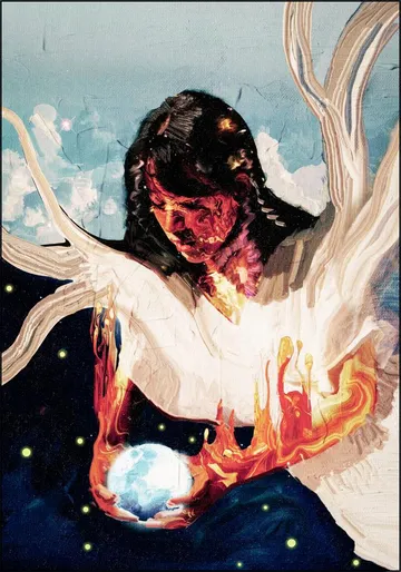 In Flaming Arms