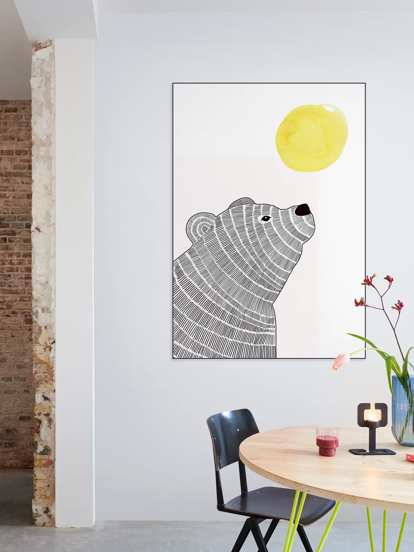 Bear with Sun