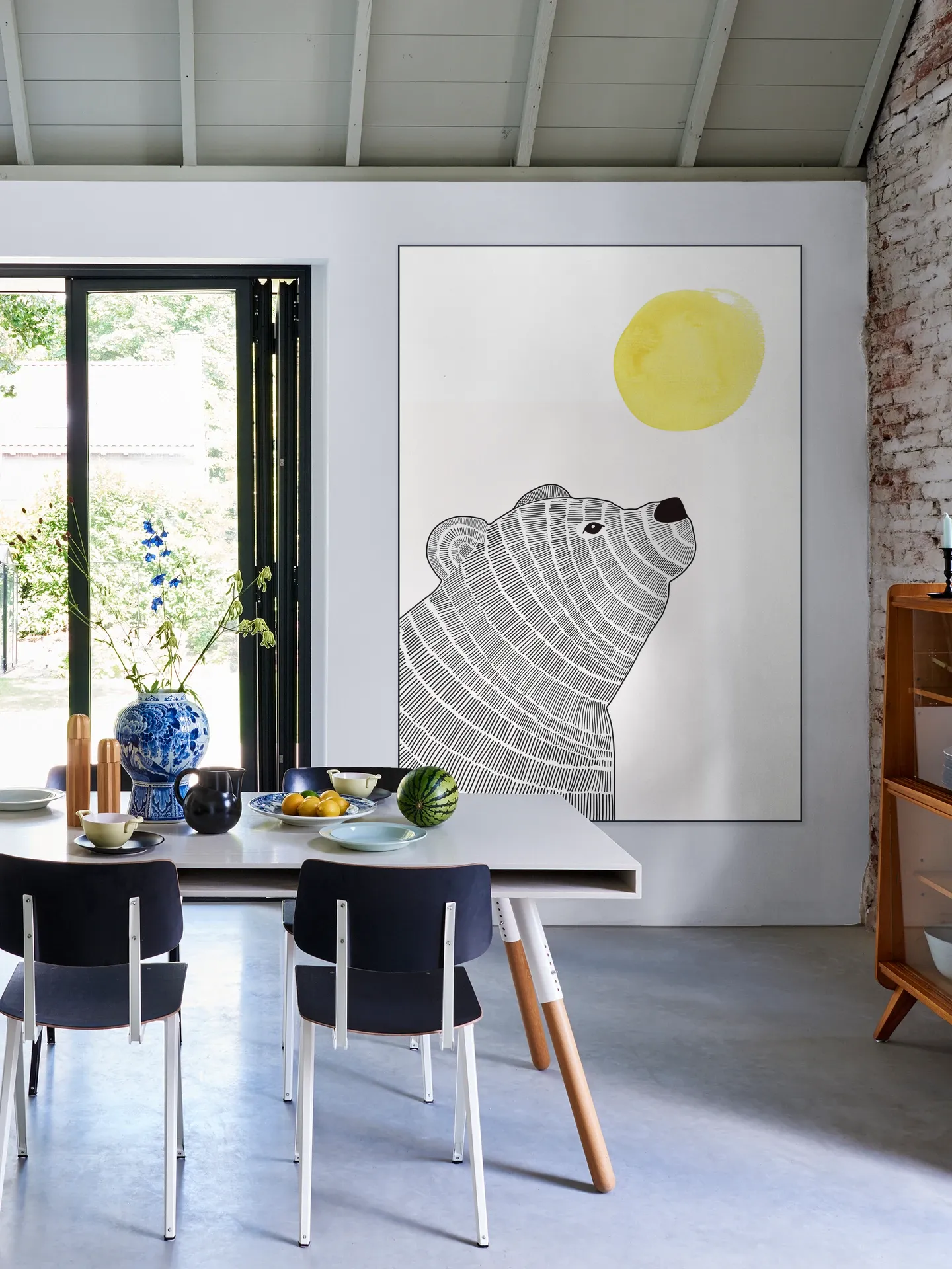 Bear with Sun