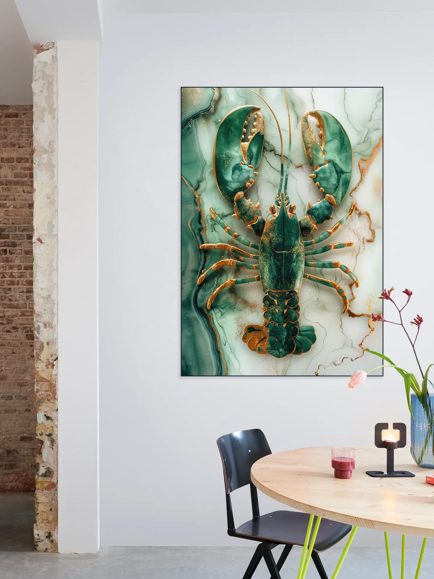 Lobster Marble Green