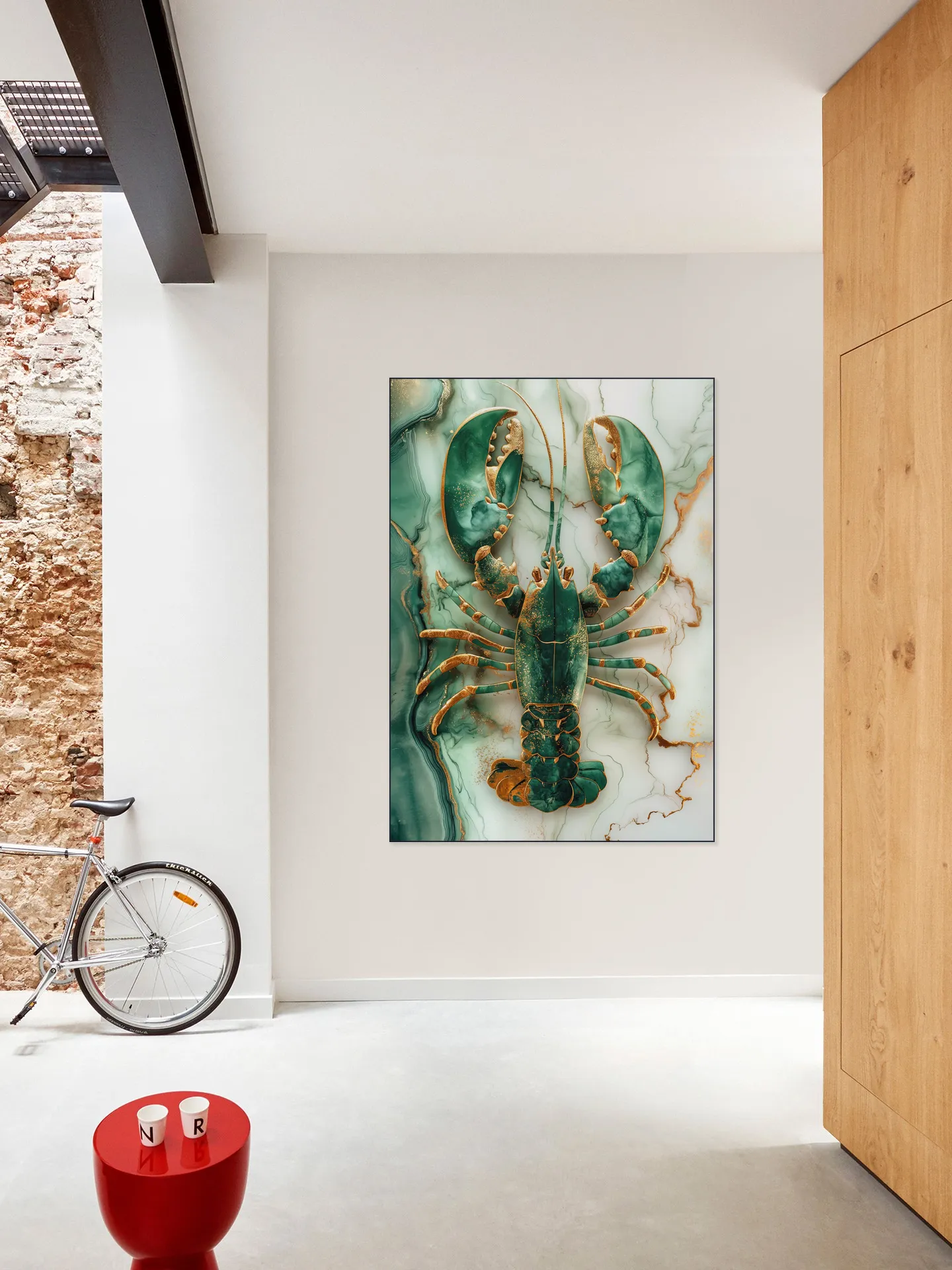 Lobster Marble Green