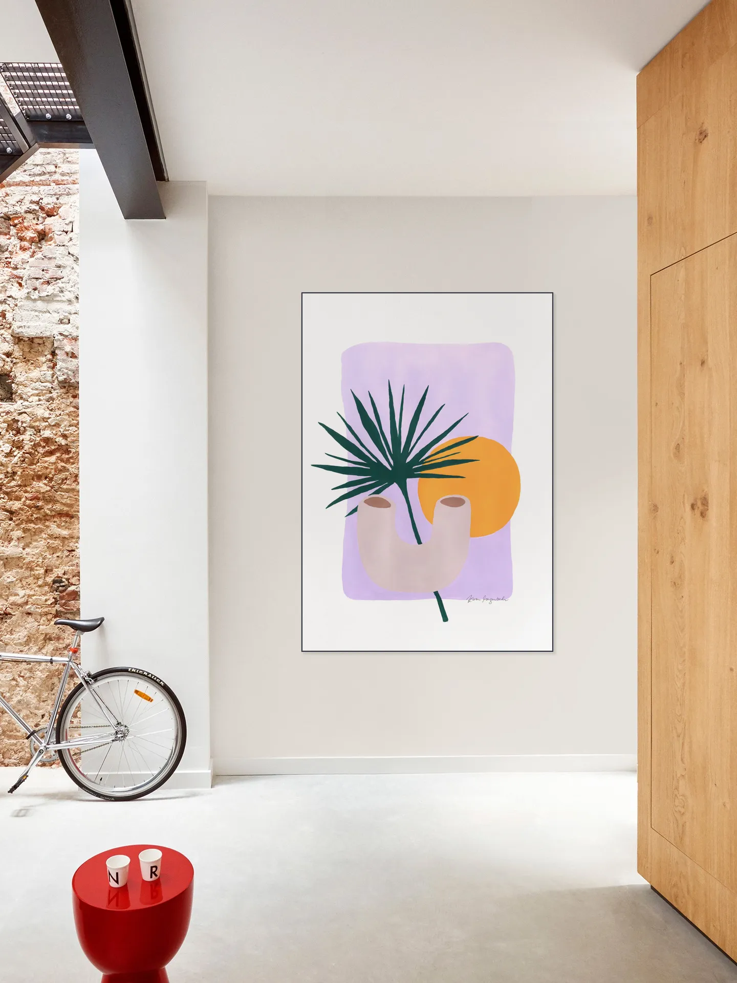Fan Palm and Sunshine