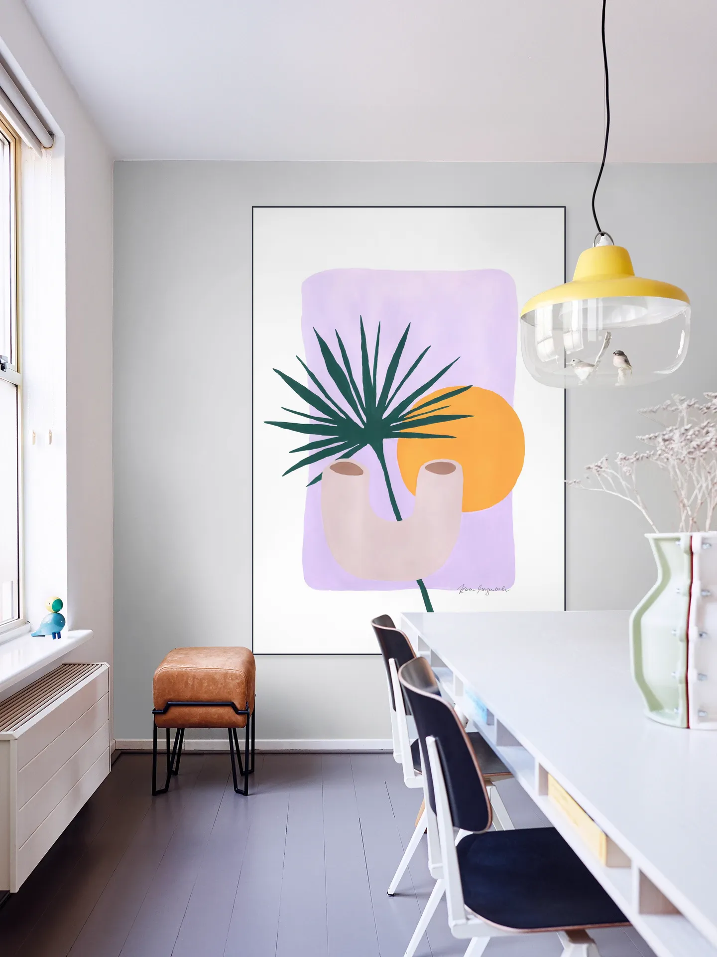 Fan Palm and Sunshine