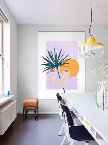 Fan Palm and Sunshine