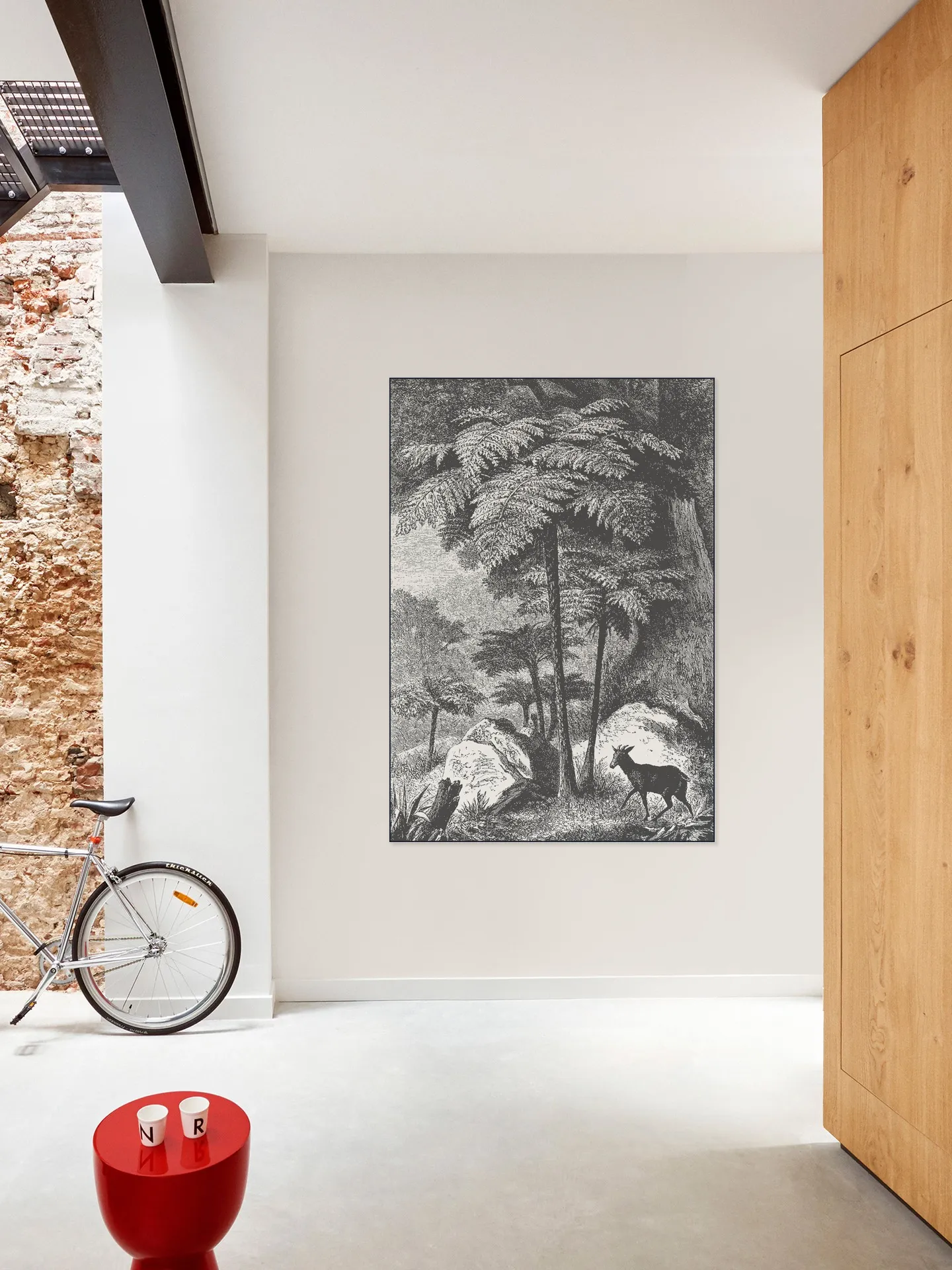 Deer and Fern
