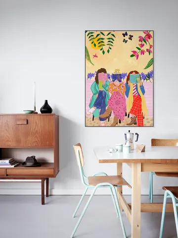 Three Girls Reading