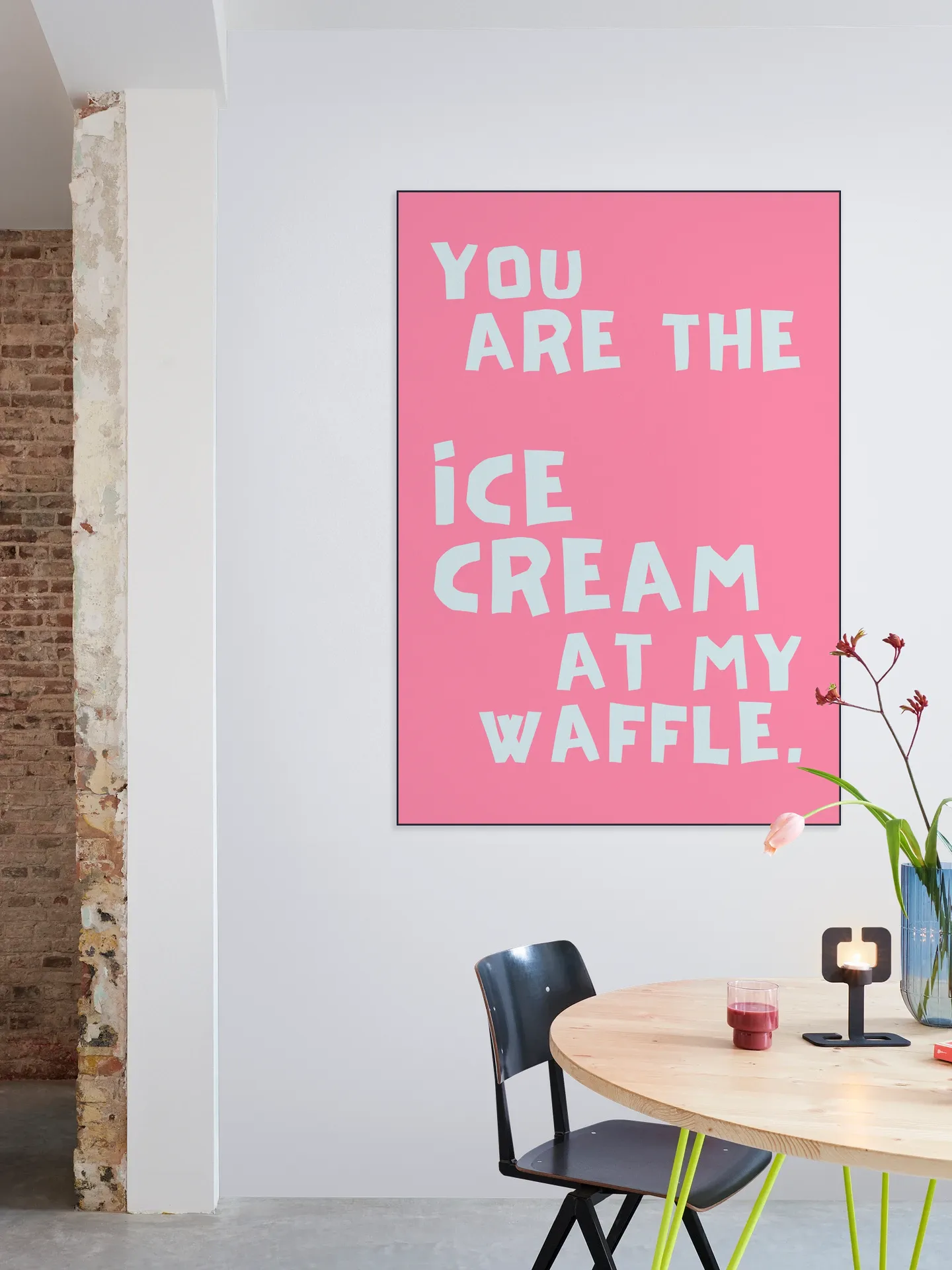 Sweet Waffle Love Quote