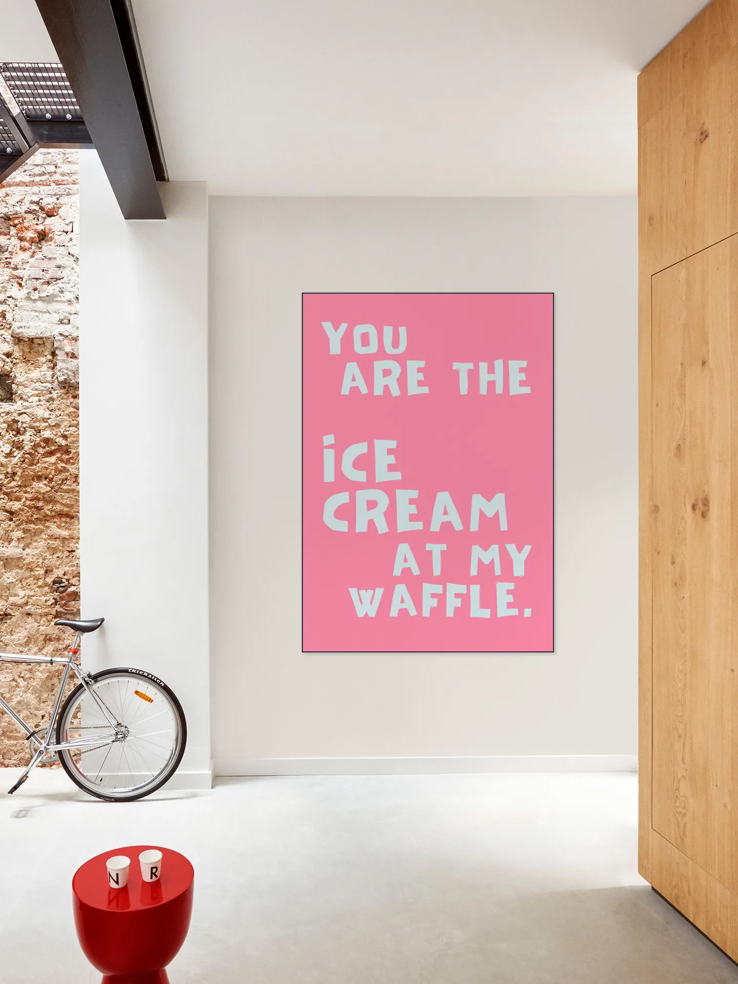 Sweet Waffle Love Quote