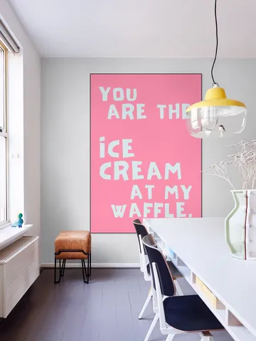 Sweet Waffle Love Quote
