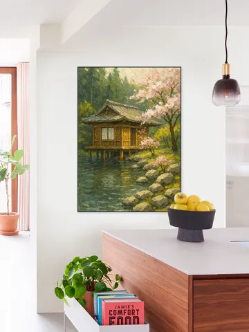 Kersenbloesem bij Japans Theehuis