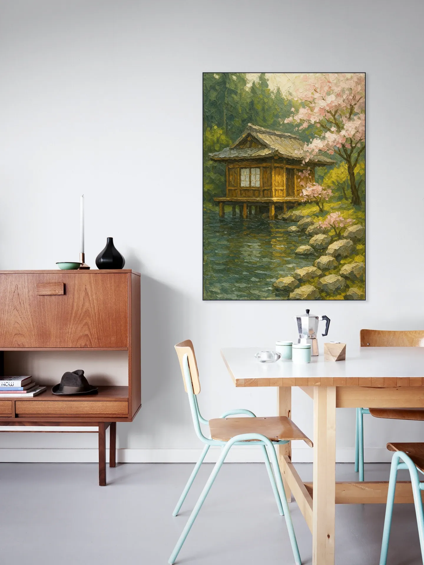 Kersenbloesem bij Japans Theehuis