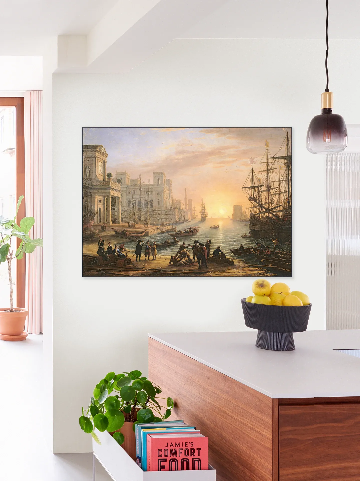 Seaport at Sunset