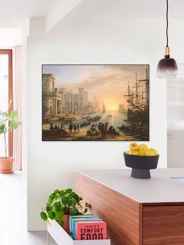 Seaport at Sunset