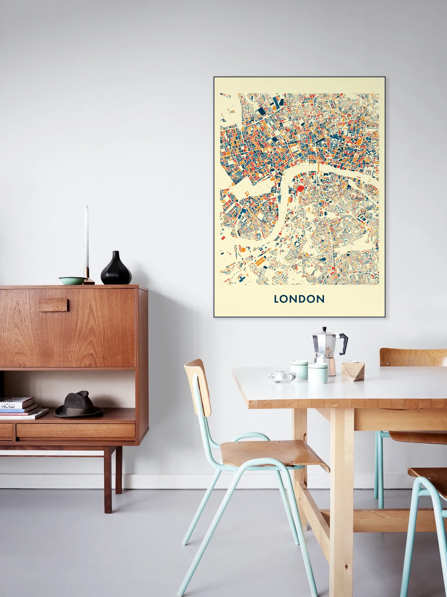 London Mosaic City Map