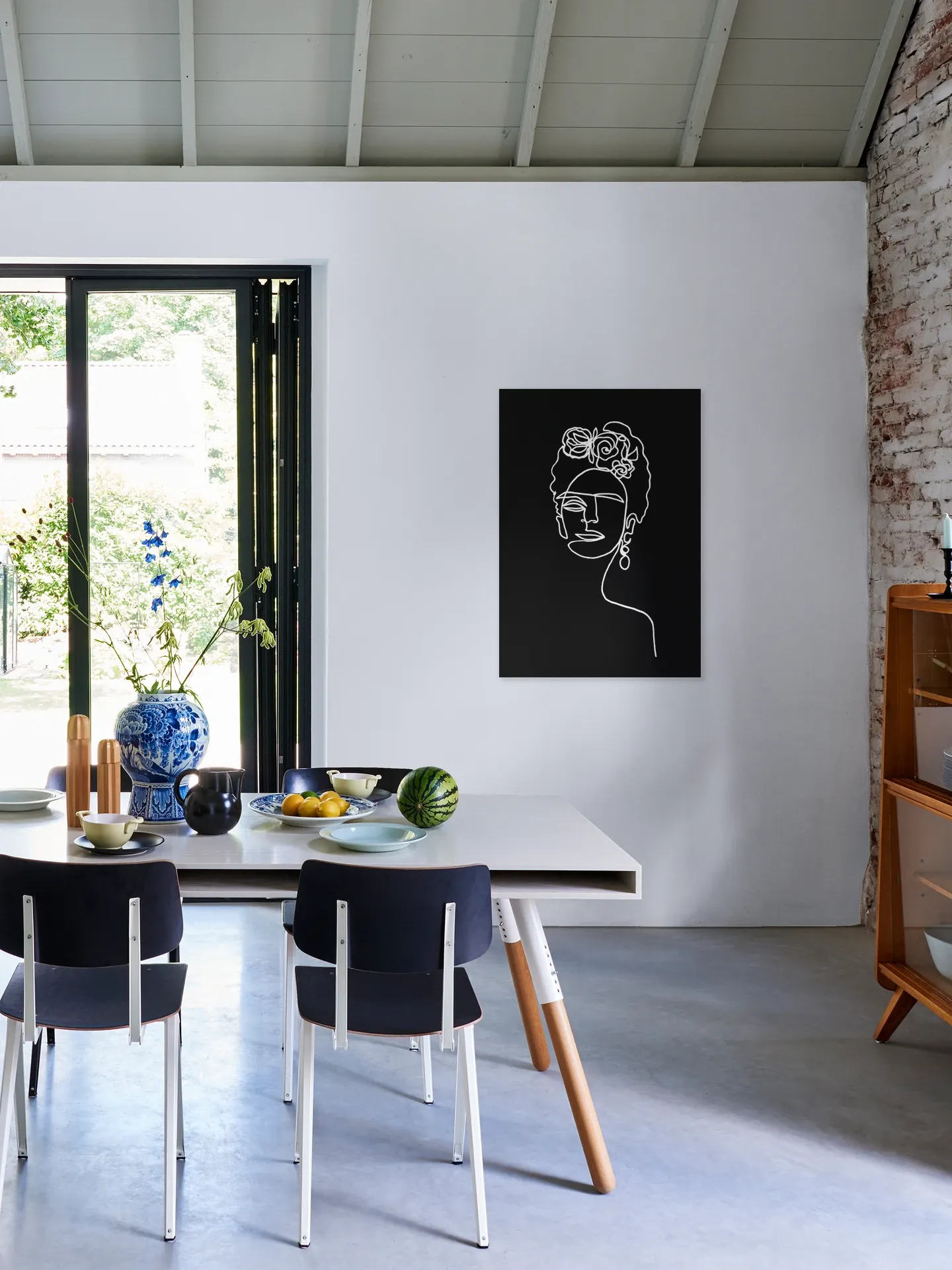 Frida Kahlo black & white