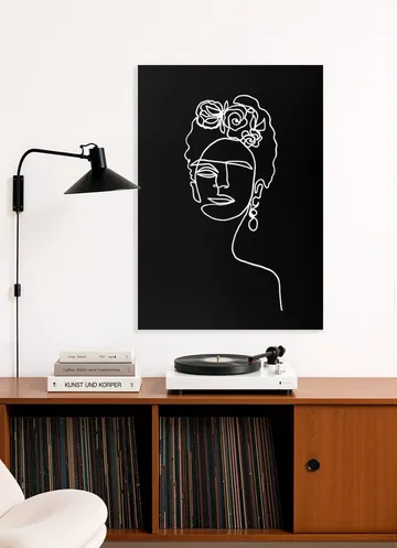 Frida Kahlo black & white
