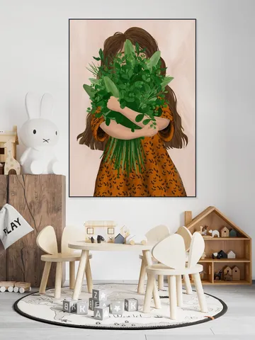 Girl With Posy