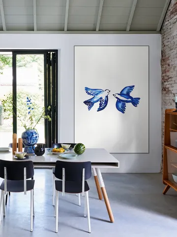 Blue Portuguese Birds