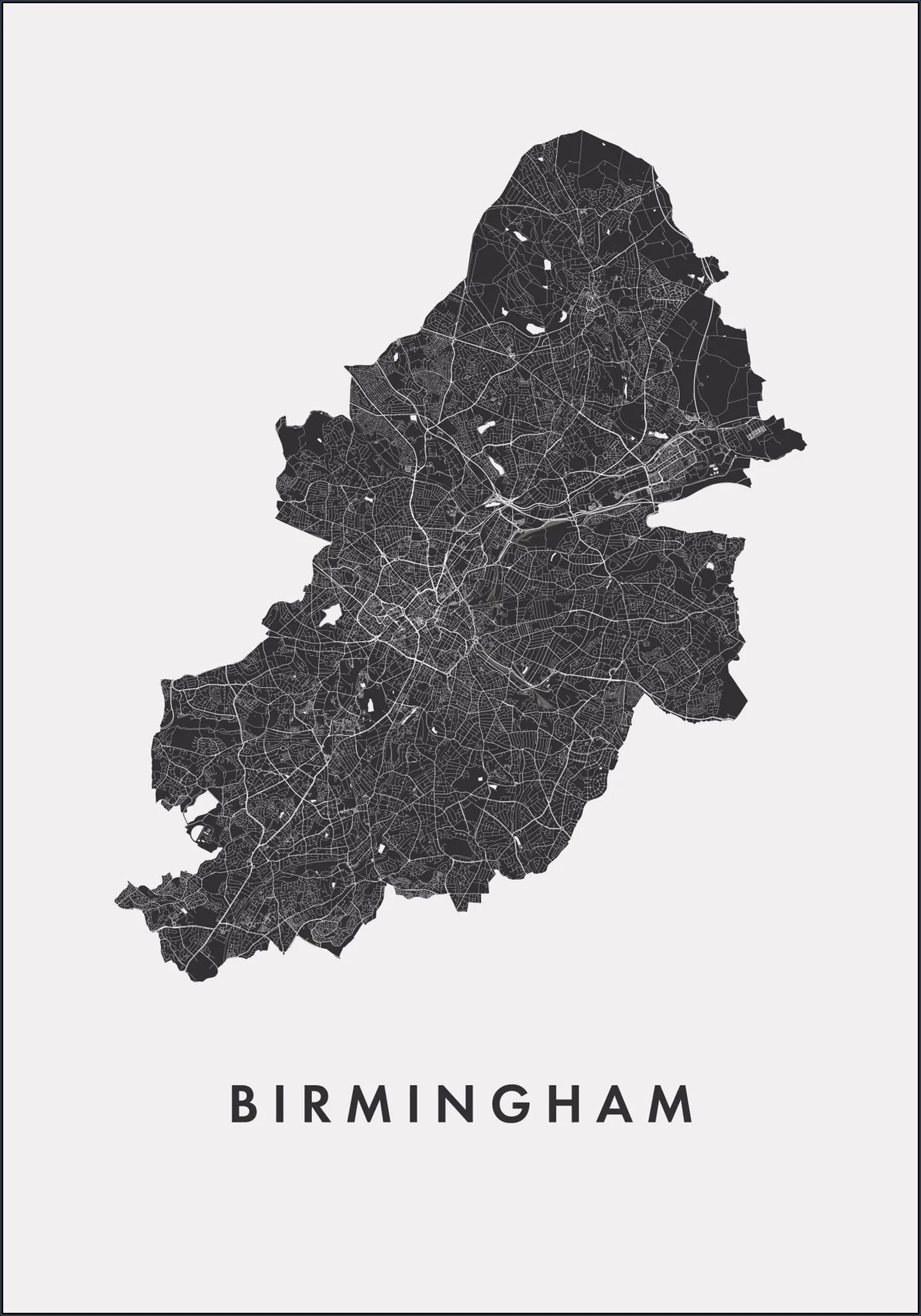 Birmingham City Map