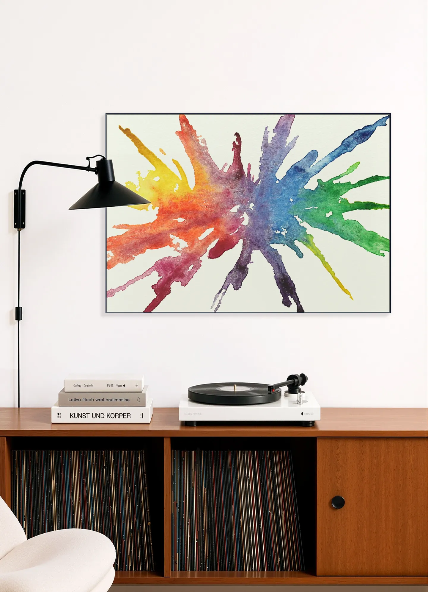 Splash in Rainbow Colors