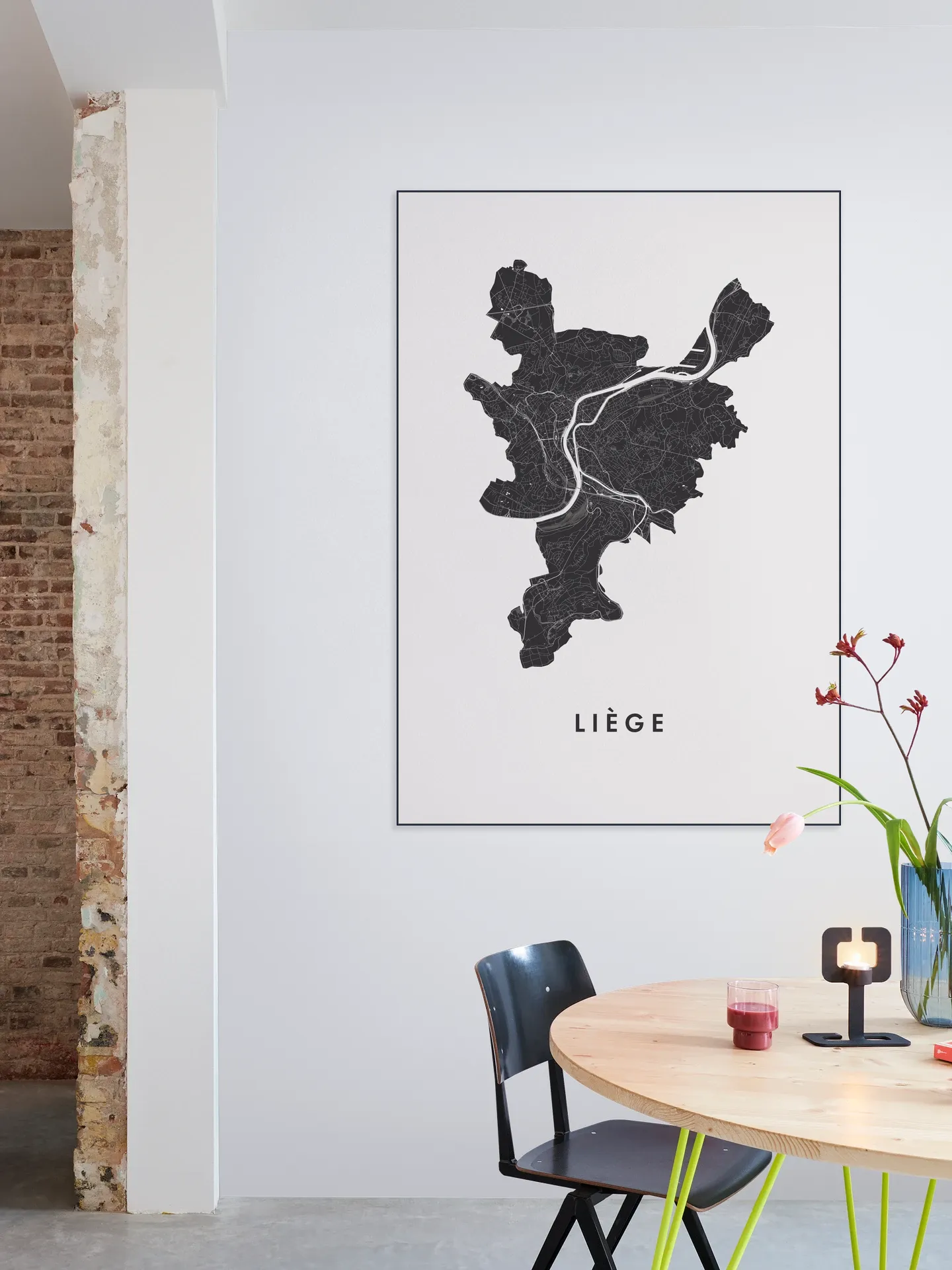 Liège City Map