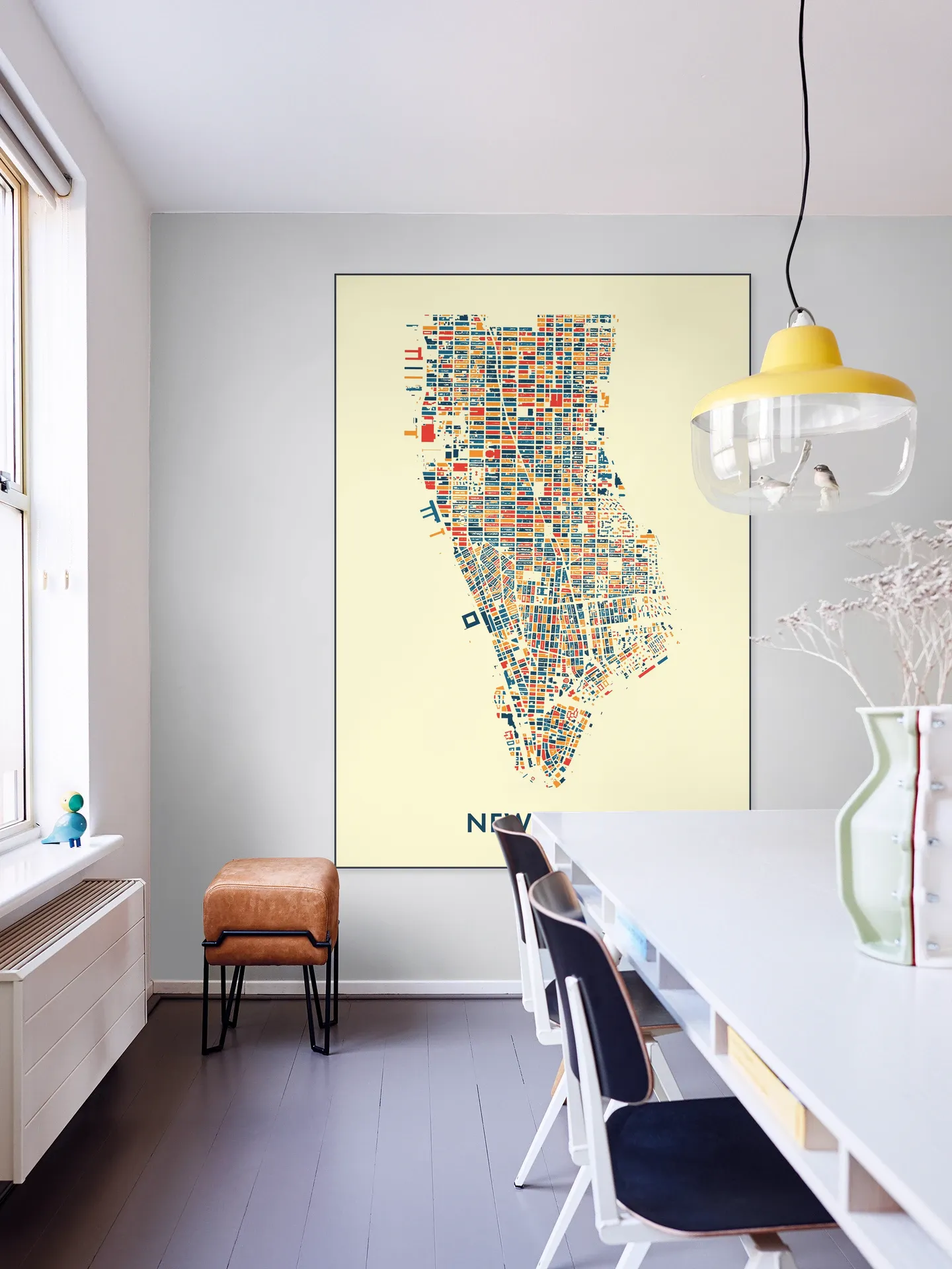 New York Mosaic City Map