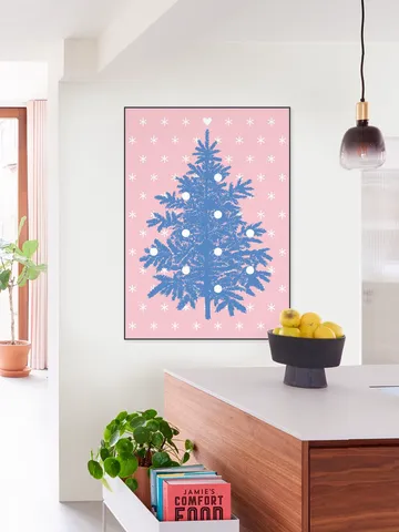 Let it snow . Pink Blue 