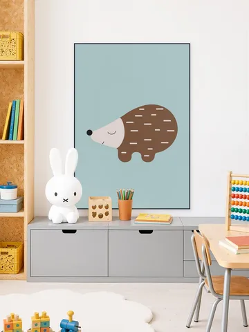 Happy Hedgehog Blue