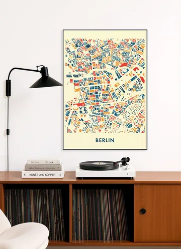 Berlin Mosaic City Map
