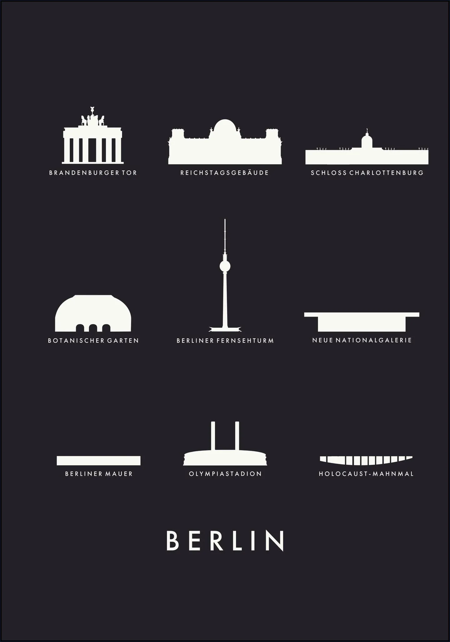 Berlin Architecture black