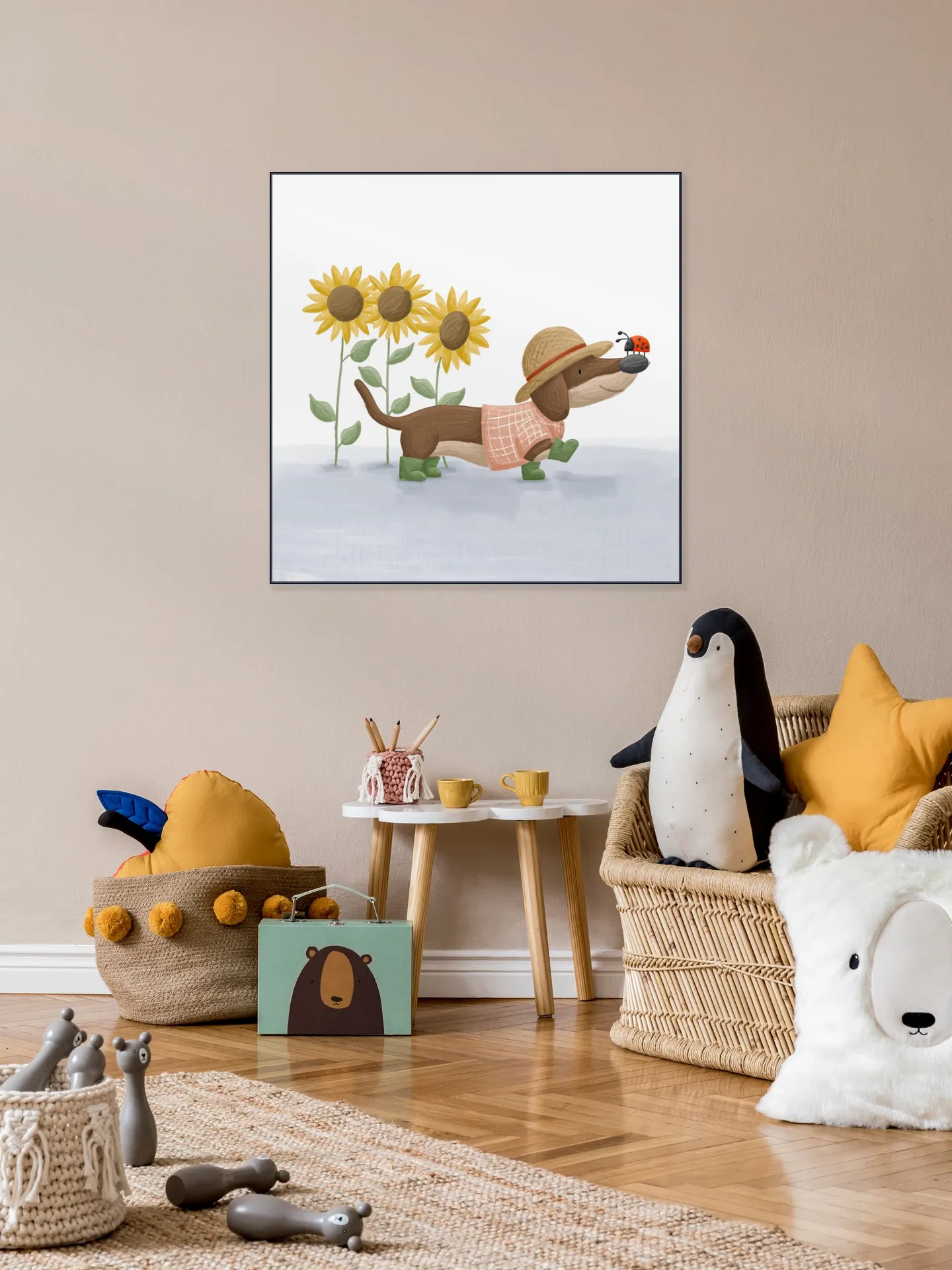 Sunflower Dachshund