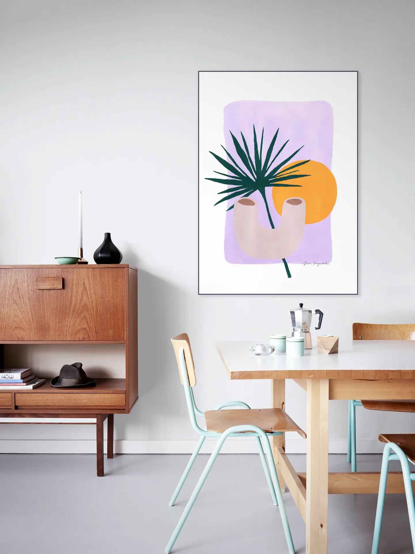 Fan Palm and Sunshine