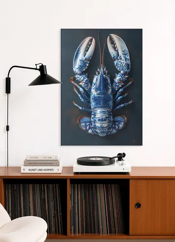 Delft Blue Lobster - Black