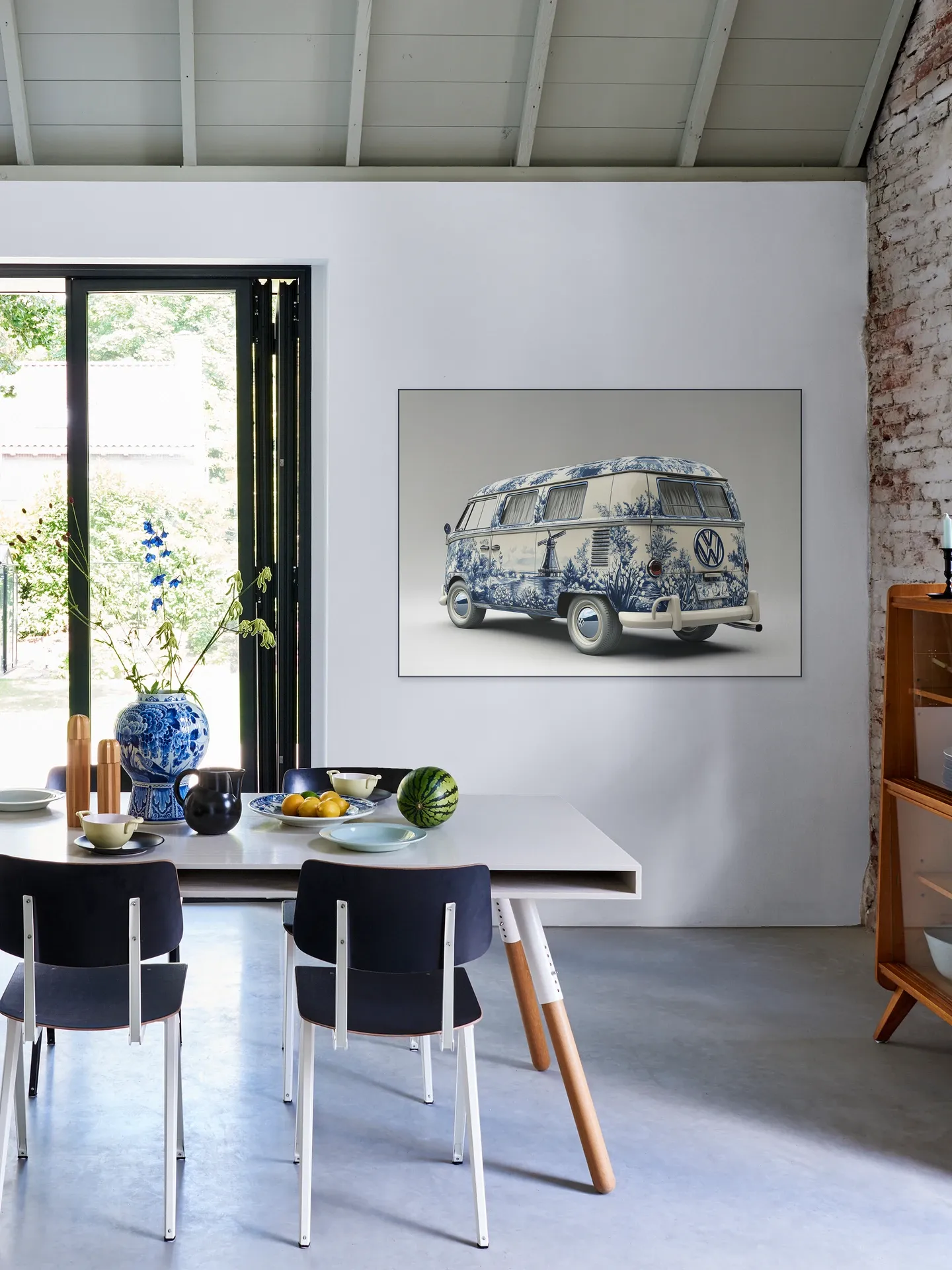 Delft Blue VW Bus 