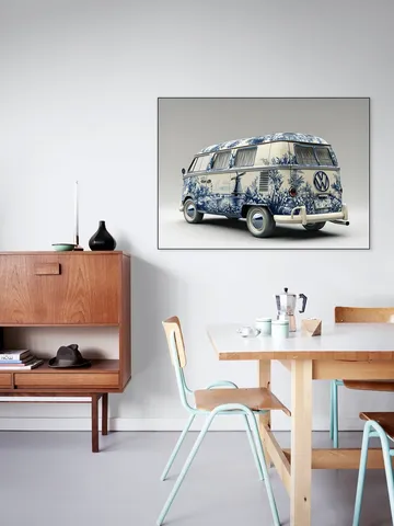 Delft Blue VW Bus 