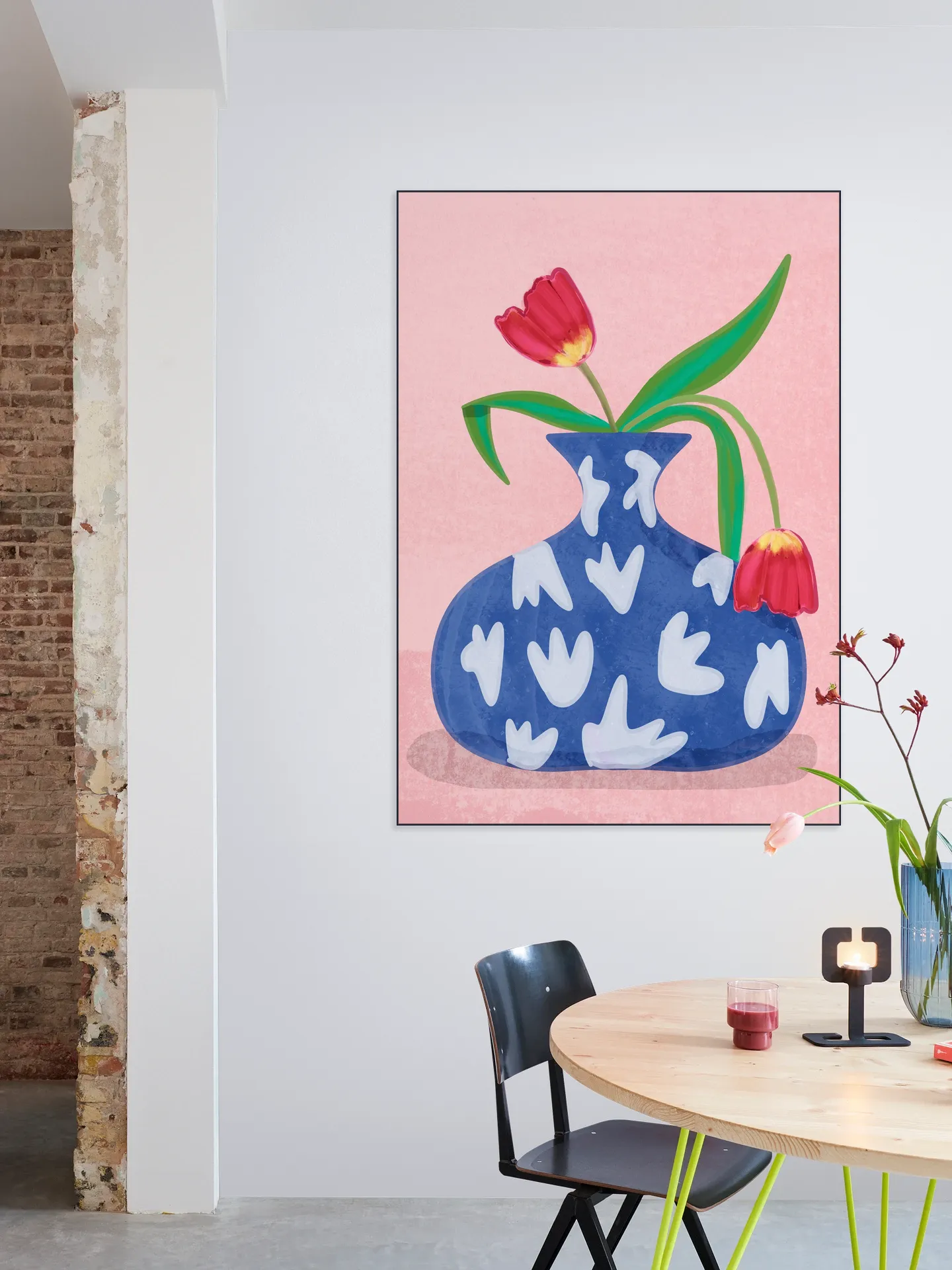 Tulpe in vase