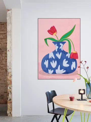 Tulpe in vase