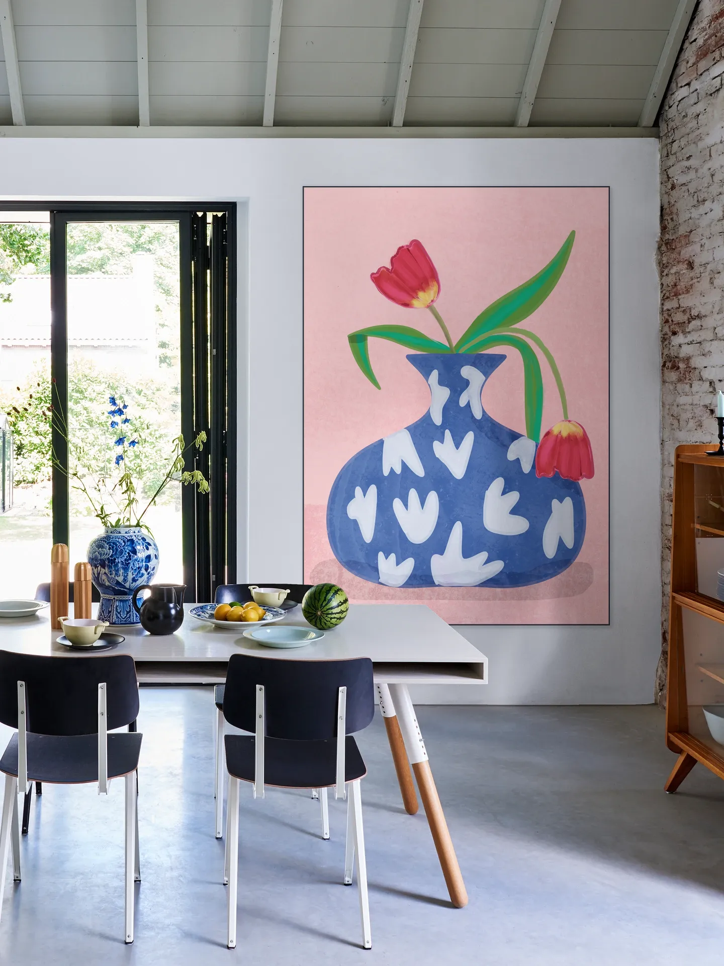Tulpe in vase