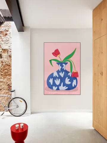 Tulpe in vase