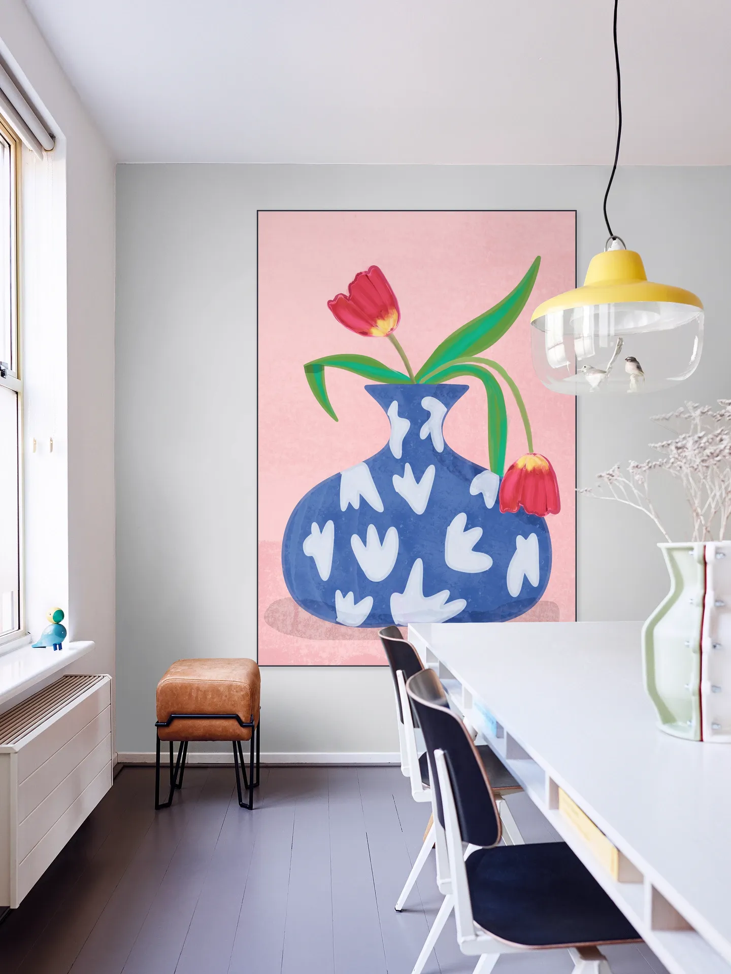 Tulpe in vase