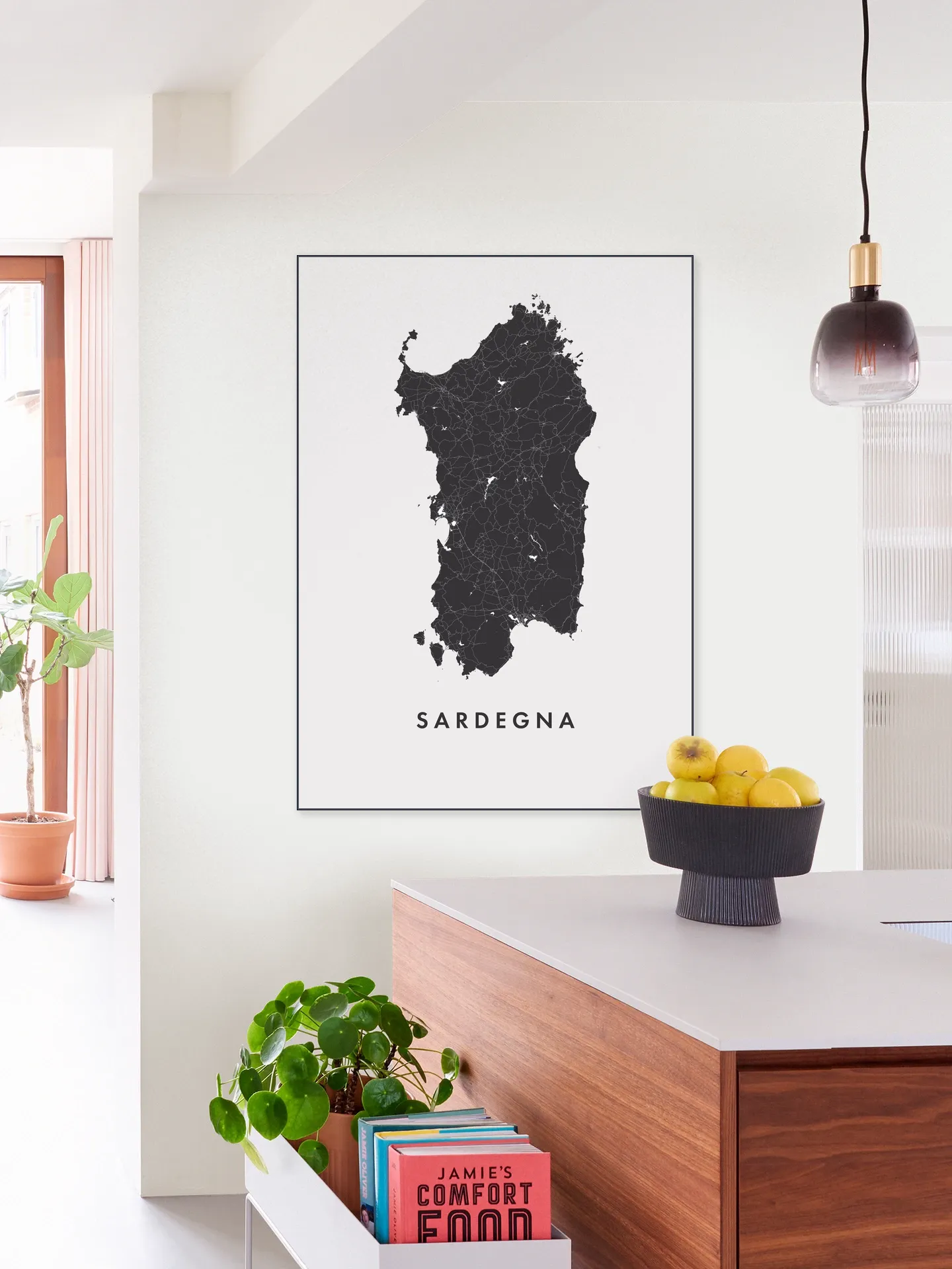 Sardegna Island Map