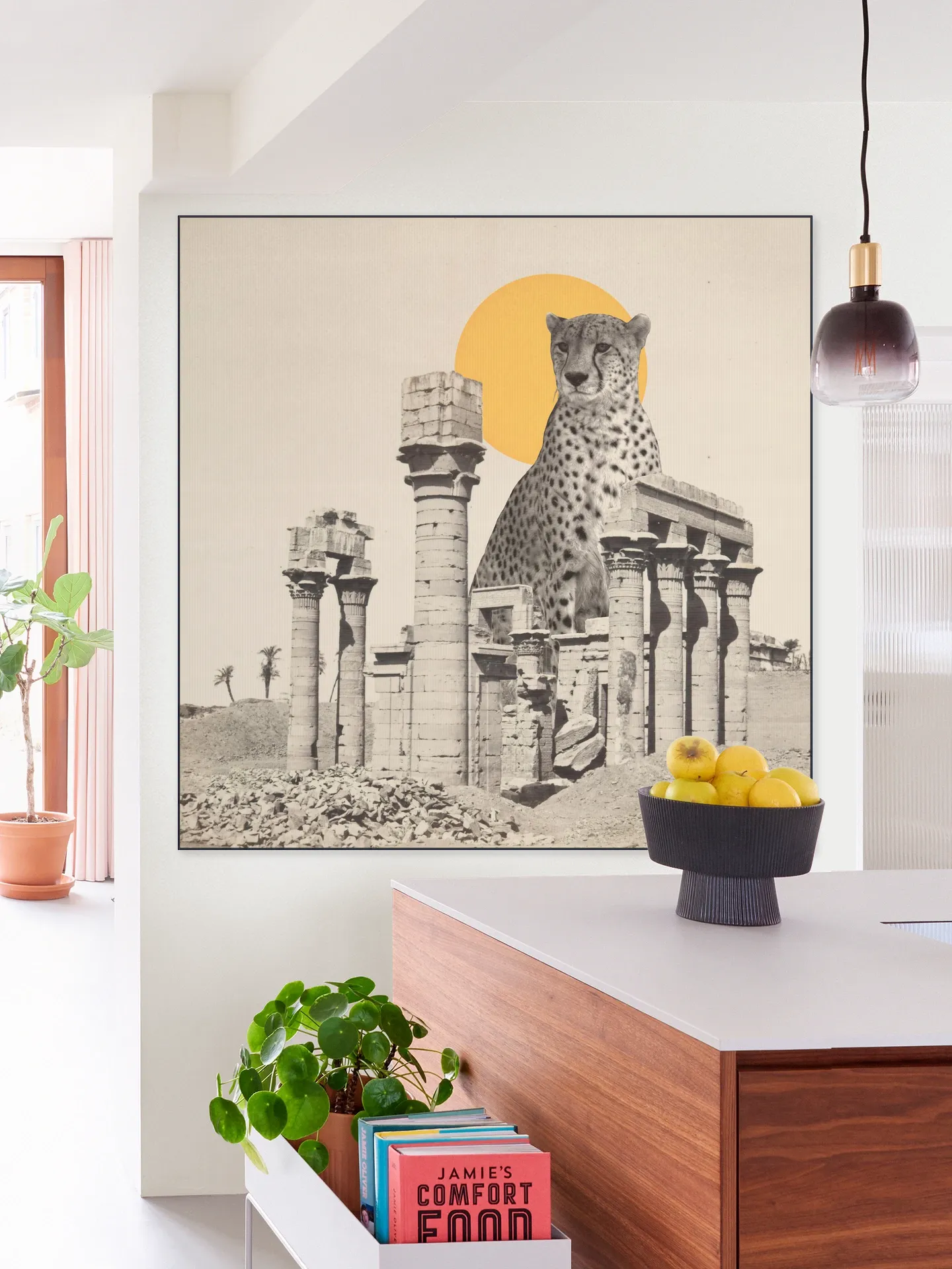 Giant Cheetah in Ruins