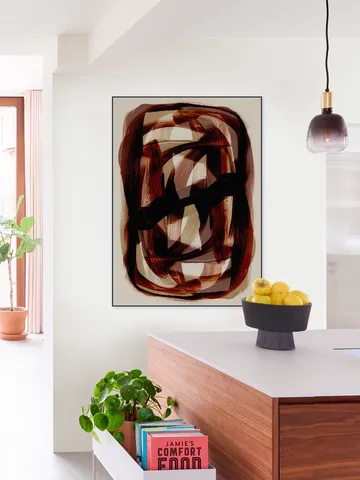 Copper Brush Strokes