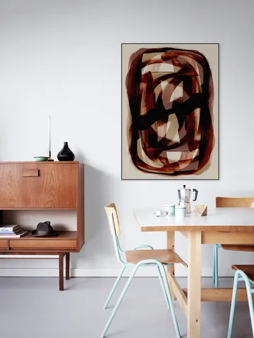 Copper Brush Strokes